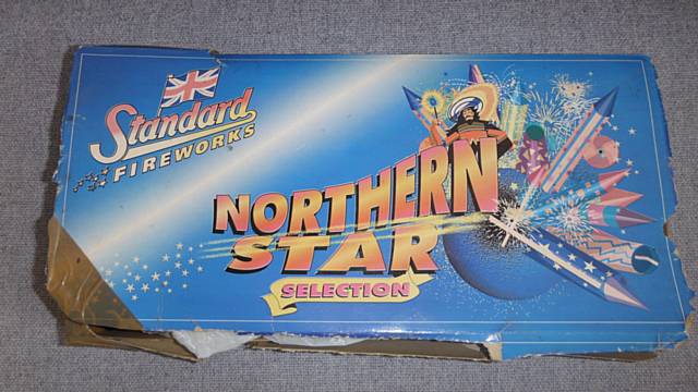 Northern Star selection box contained fireworks more than 30-years-old