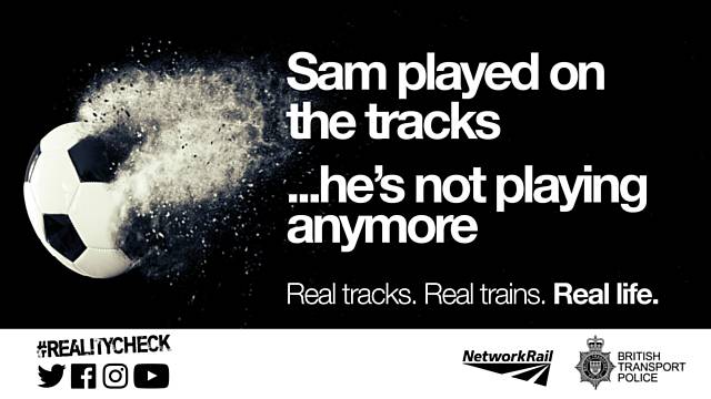 Police are urging boys and young men to stay away from the tracks this half term