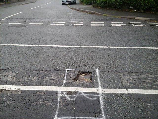 Pothole earmarked for repair