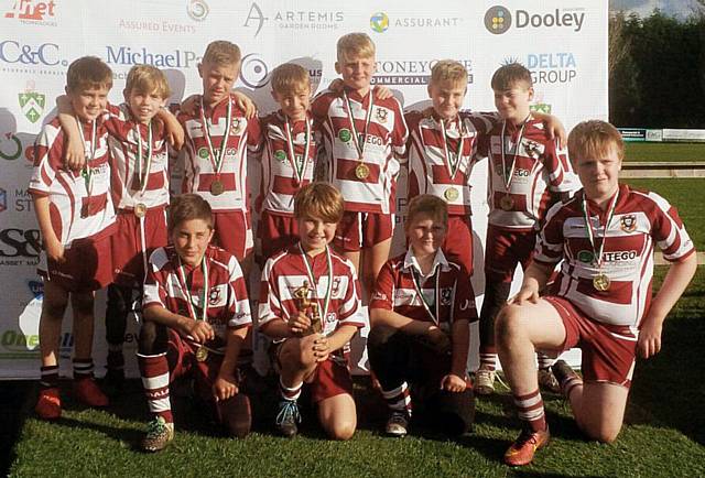 Rochdale Rugby Union Club under 11s champions of Stockport Festival
