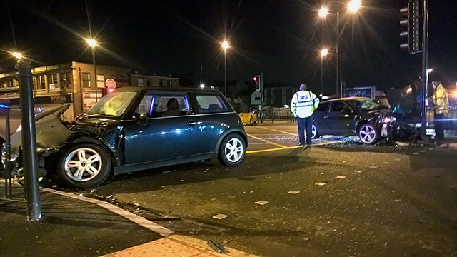 Collision at Townhead junction