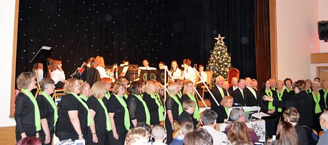 The Whitworth Vale and Healey Youth Brass Band and Whitworth Community Choir 