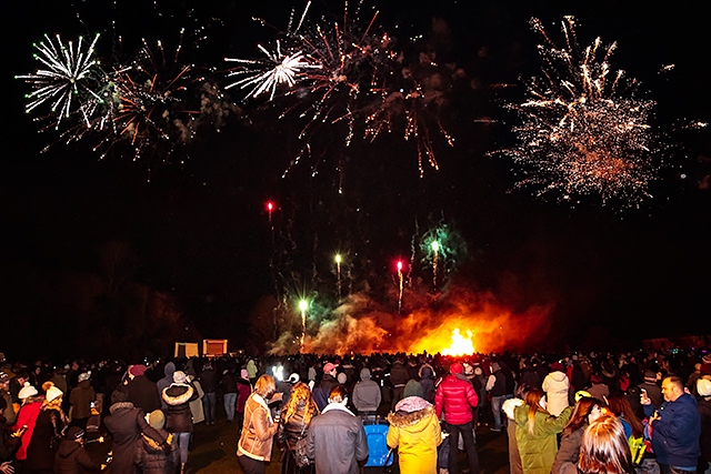 Norden bonfire and firework display 2016