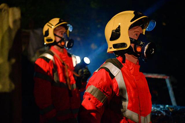 Firefighters in Greater Manchester 