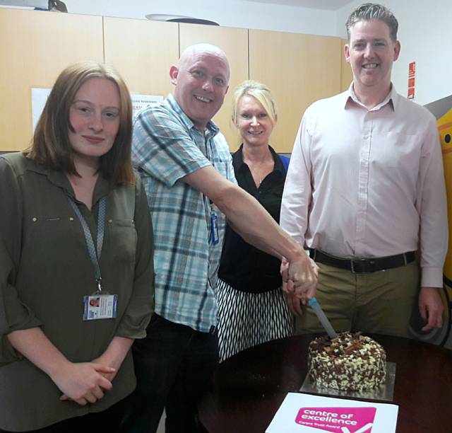 Nicole Ferguson,Business Administration Assistant; Stuart Greaves, Business Support Officer; Debbie Fricker, Deputy CEO and Operations Manager and Paul Parlby, Chief Executive Officer