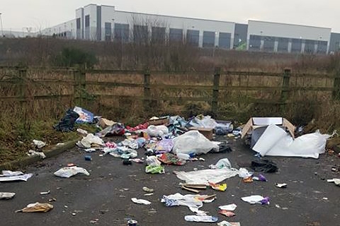 Fly-tipping on Lower Lane
