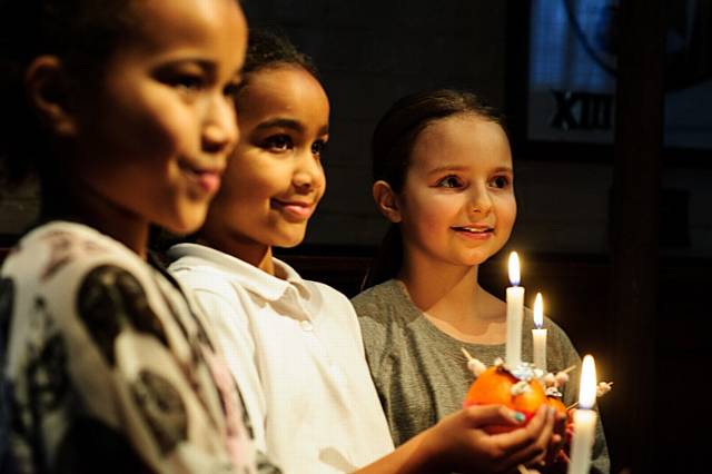 Christingle celebration in aid of The Children’s Society