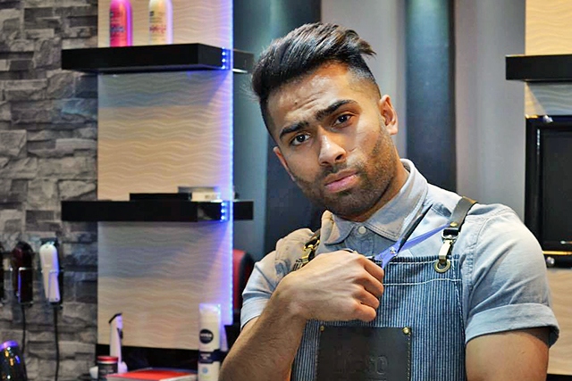Ahmed Lixon - owner of Studio 2 barbers