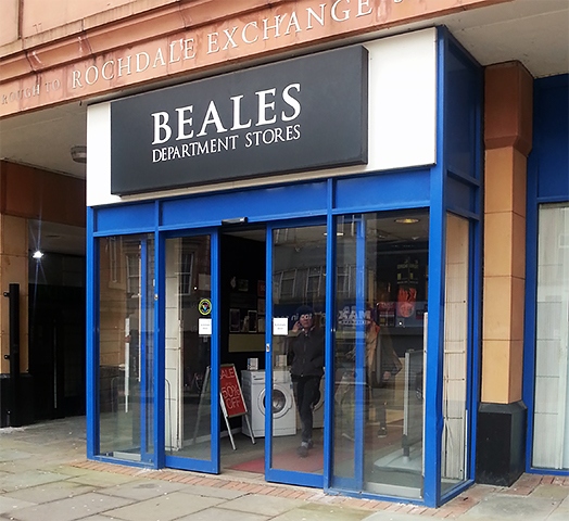 Beales Department Store in the Rochdale Exchange Shopping Centre