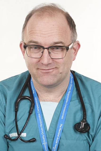 Professor Matthew Makin, Medical Director at The Pennine Acute Hospitals NHS Trust