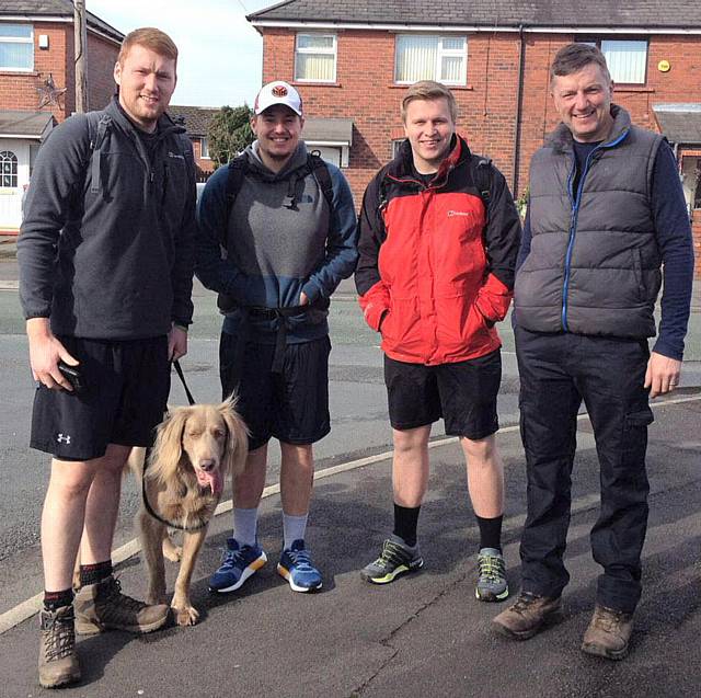 Group gear up for 150 mile walk in memory of Ryan Taylor
