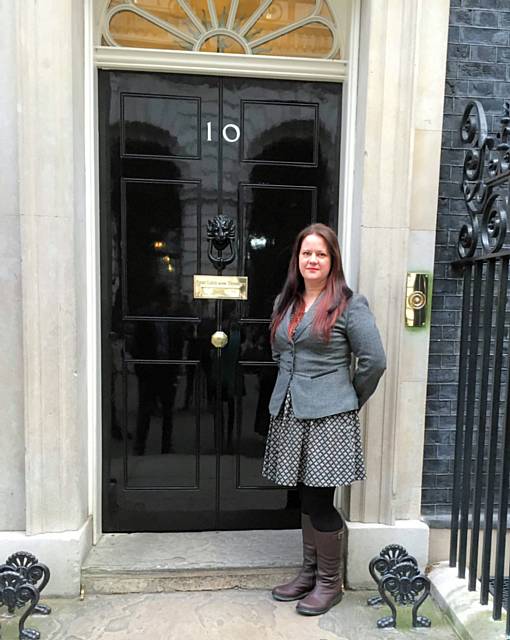 Andonette Wilkinson at Downing Street