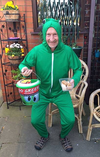 Tony Nugent was out and about for Springhill Hospice Go Green Day