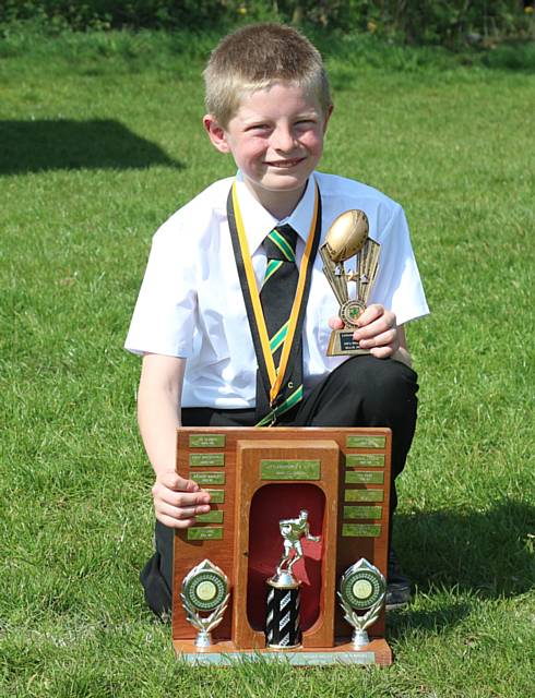 Ellis Johnson Under 8s Mini Clubman Award and Overall Mini Clubman Award
