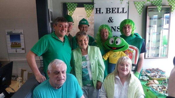 H Bell and Sons Ltd are supporting Springhill Hospice Green day 