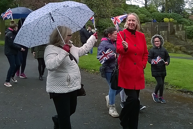 Middleton May Day Festival<br /> Councillor June West and Liz McInnes MP
