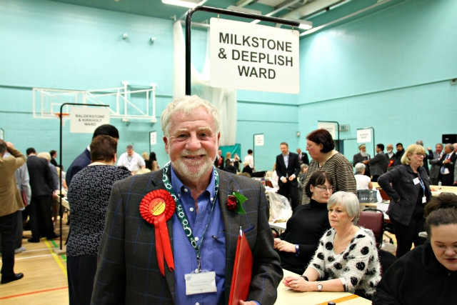 Councillor Allen Brett is standing for Labour in Milkstone & Deeplish