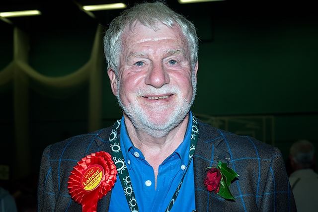 Councillor Allen Brett who won in Milkstone and Deeplish