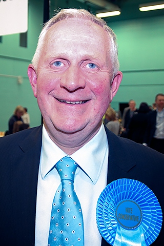 Conservative leader Councillor Ashley Dearnley who retained his Wardle and West Littleborough seat