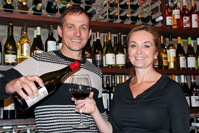 Owners of Vicolo del Vino, Michael and Sarah Howarth