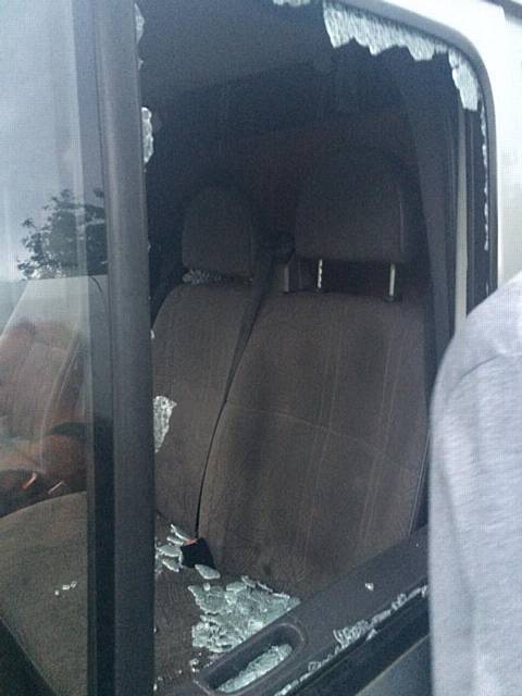 Vehicles smashed up in mindless rampage at Watergrove