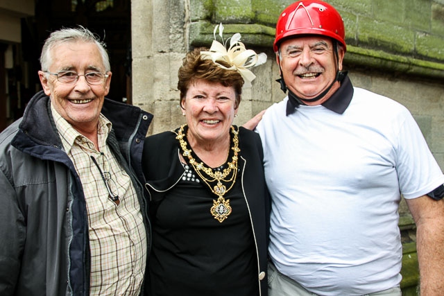 Feel Good Festival - Mayor Ray Dutton and Mayoress Elaine Dutton with Mervyn Rigg