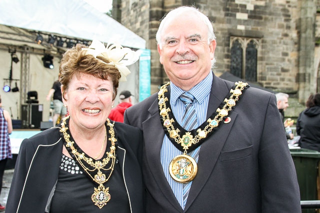 Feel Good Festival - Mayoress Elaine Dutton and Mayor Ray Dutton