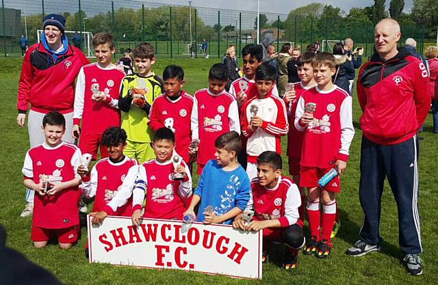 Shawclough Football Club  U12 cup winners