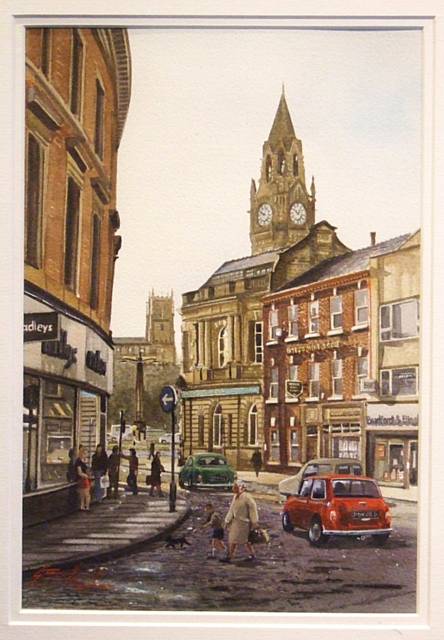 Watercolour paintings by the local artist Geoff Butterworth - 1st Prize an original painting