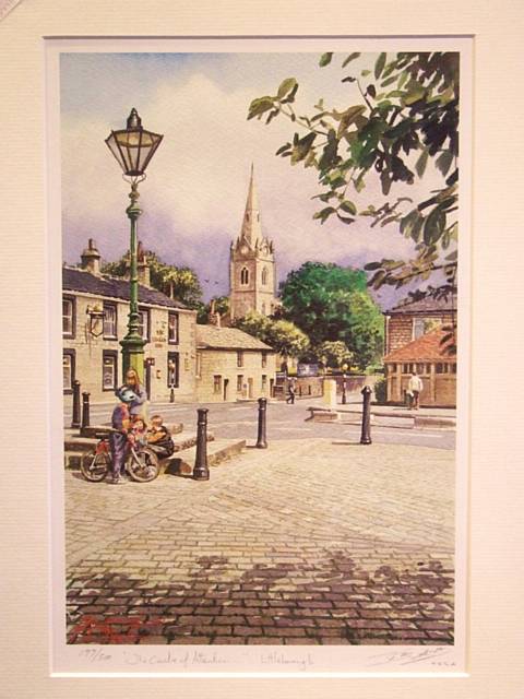 Watercolour paintings by the local artist Geoff Butterworth - 2nd Prize a Limited Edition Print