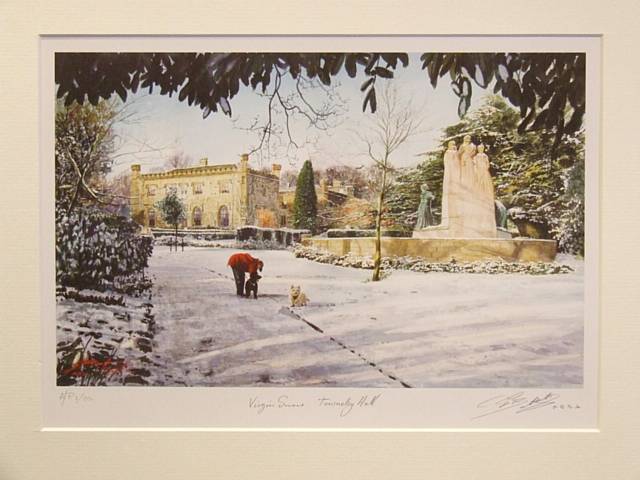 Watercolour paintings by the local artist Geoff Butterworth - 4th Prize an Artists Proof No.1