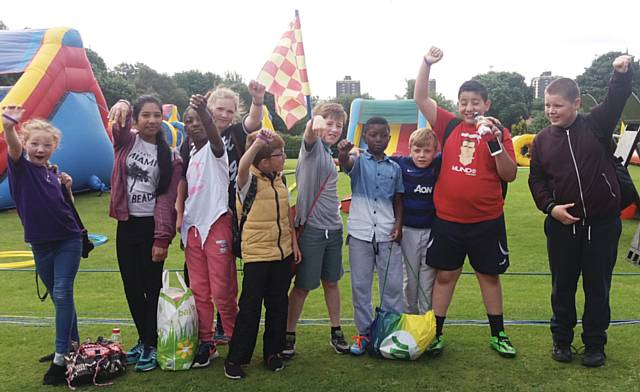 Lower Falinge Activity Group at 'It’s a knockout’ event?