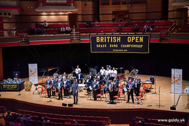 Milnrow Band compete at the British Open Championships