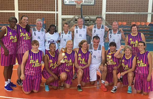 GB Masters Select team playing at last weekend’s Budva - Montenegro 2016 - Masters Basketball Tournament