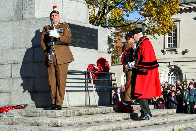 Rochdale Remembrance Sunday in 2017