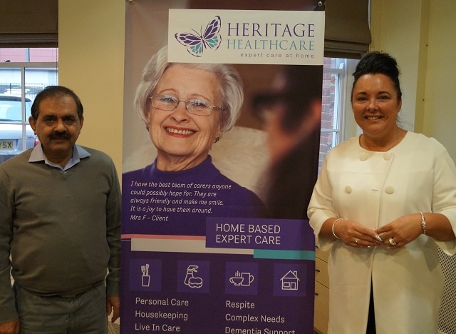 Mohammed Tariq, Heritage Healthcare Rochdale, Sue Mitchell-Dean, Registered Care Manager