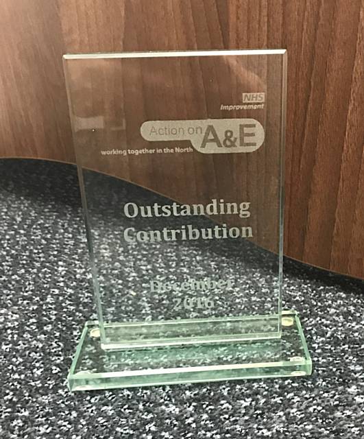 North West Ambulance Service Awarded for Outstanding Contribution to Improving A&E Care