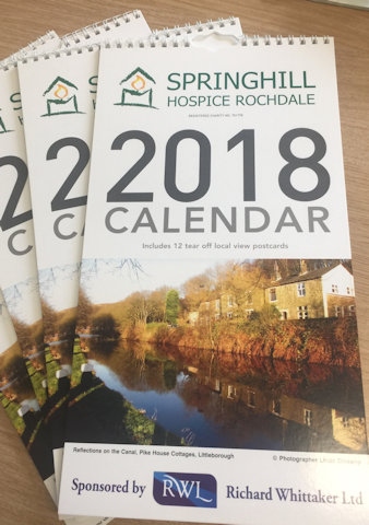 Springhill Hospice Fundraising Calendar