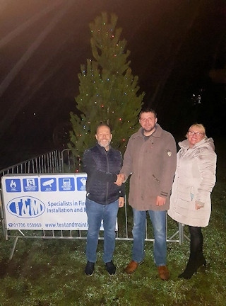 The Friends of Norden Jubilee Park have installed another Christmas tree