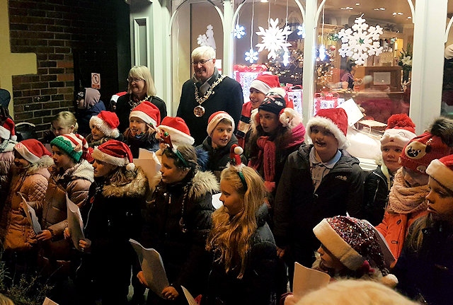 Norden Christmas lights switch on