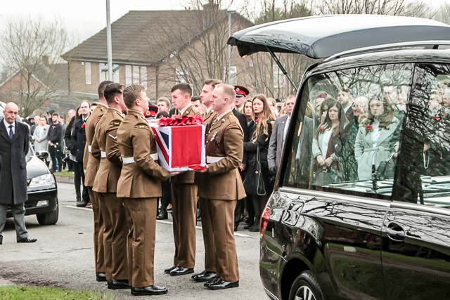 Lance Corporal Scott Hetherington funeral