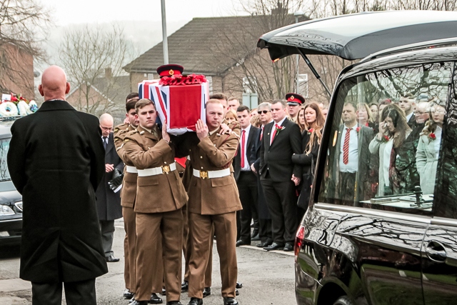 Lance Corporal Scott Hetherington funeral