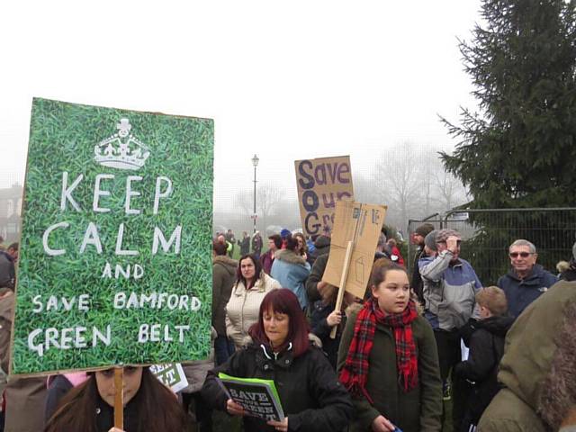 'Save Bamford' green belt ramble