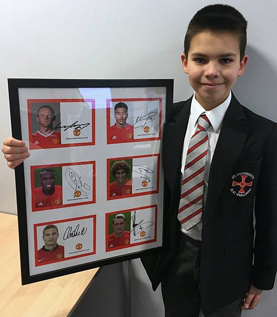 Paul Pogba surprise for 11-year-old Jenson Hawkins