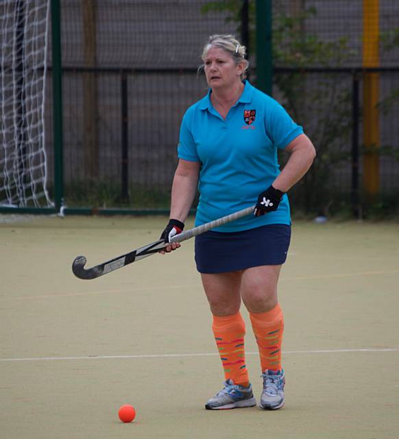 Gill Knowles led from the back - Rochdale Ladies Hockey