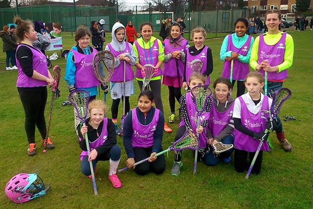 Rochdale Lacrosse junior girls’ team