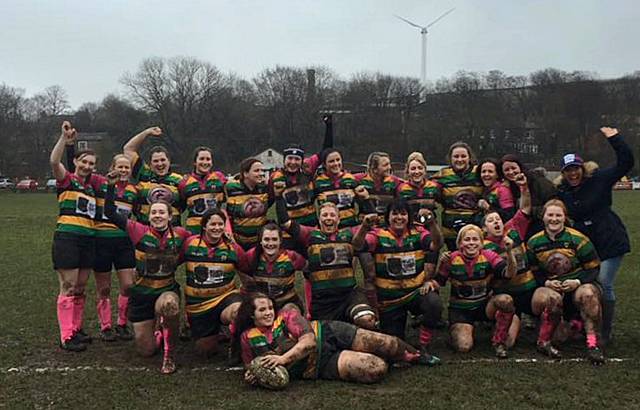 Littleborough's Ladies Rugby Pink Warriors 