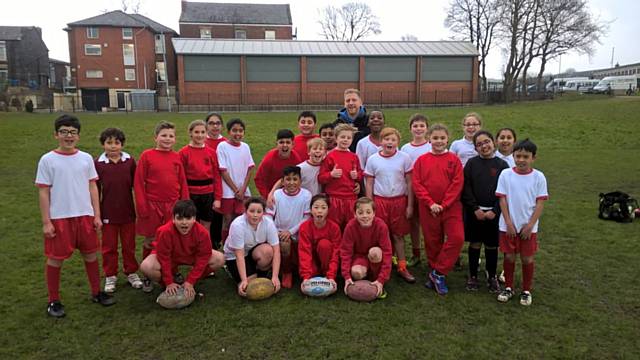 Hornets rugby league sessions at Beech House School