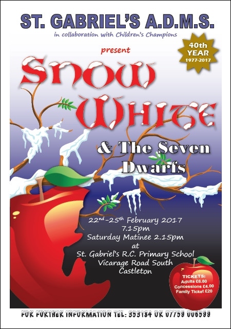 Snow White & the Seven Dwarfs pantomime, St Gabriel's RC Primary School
