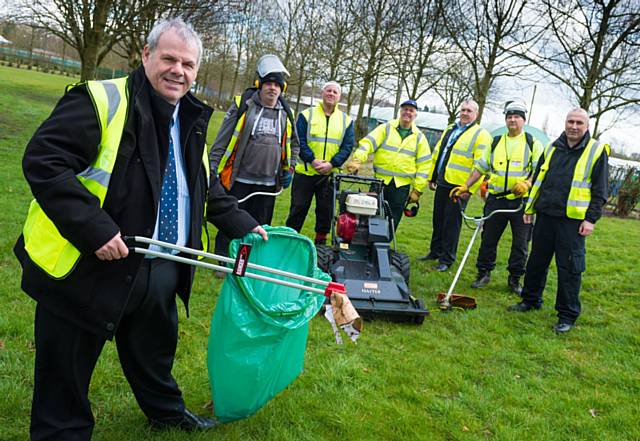 Great British Spring Clean, removing fly-tipping, litter and emptying bins 